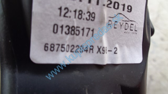 stredový výduch kúrenia na renault clio 4, 687502204R